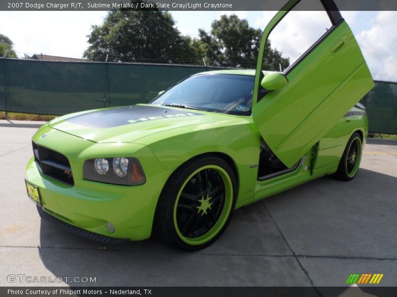 Sublime Metallic / Dark Slate Gray/Light Graystone 2007 Dodge Charger R/T