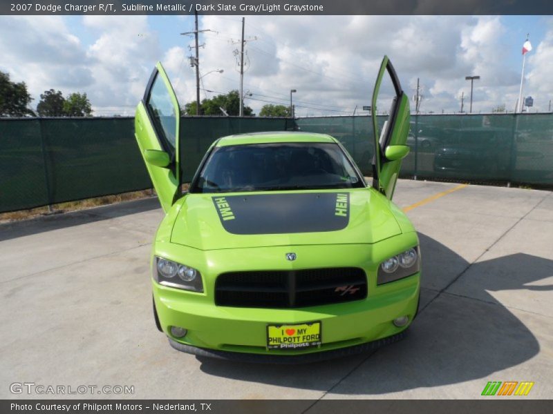 Sublime Metallic / Dark Slate Gray/Light Graystone 2007 Dodge Charger R/T
