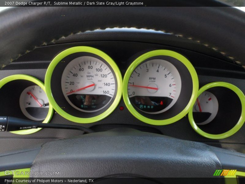 Sublime Metallic / Dark Slate Gray/Light Graystone 2007 Dodge Charger R/T
