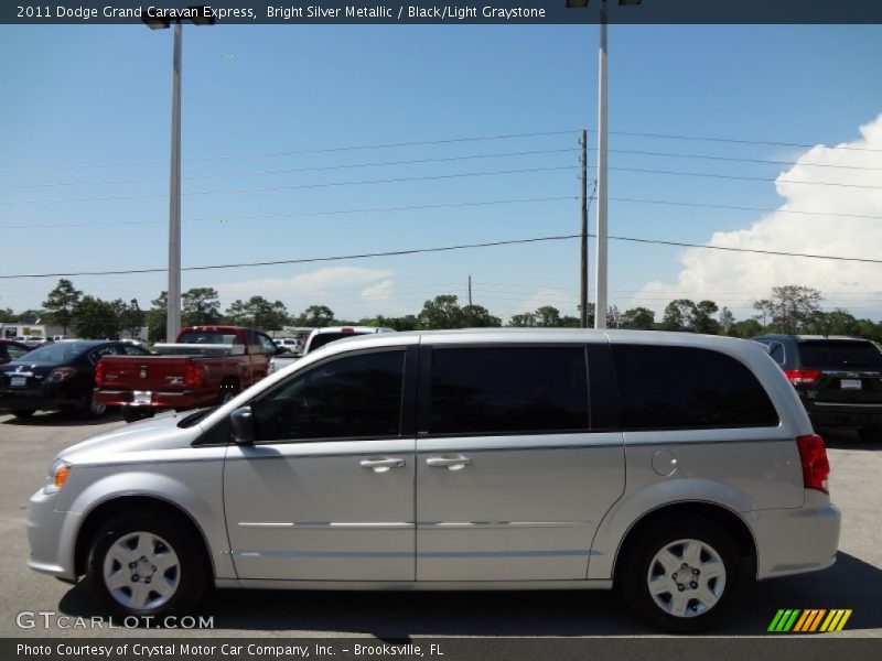 Bright Silver Metallic / Black/Light Graystone 2011 Dodge Grand Caravan Express