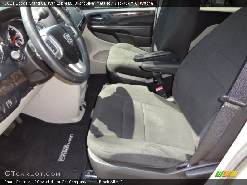 Bright Silver Metallic / Black/Light Graystone 2011 Dodge Grand Caravan Express