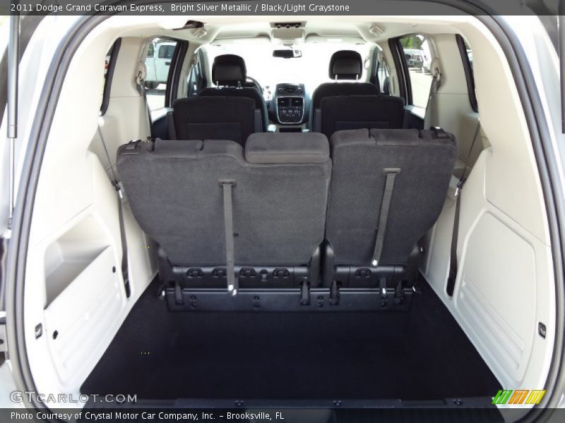 Bright Silver Metallic / Black/Light Graystone 2011 Dodge Grand Caravan Express