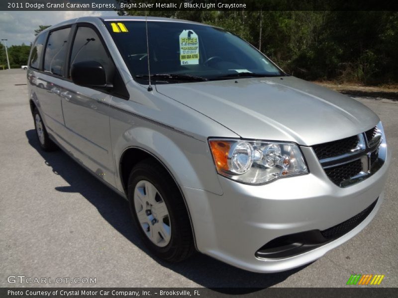 Bright Silver Metallic / Black/Light Graystone 2011 Dodge Grand Caravan Express