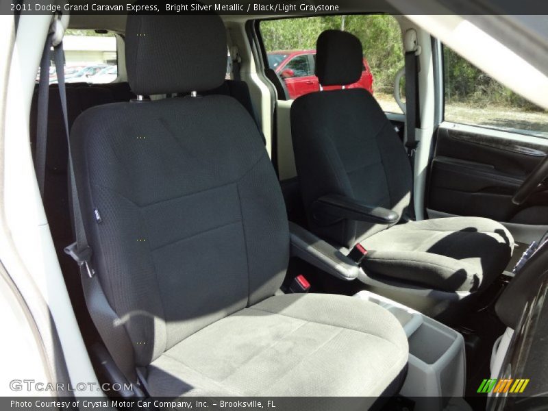 Bright Silver Metallic / Black/Light Graystone 2011 Dodge Grand Caravan Express