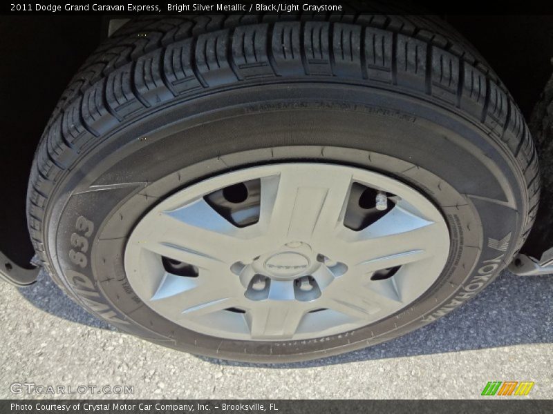 Bright Silver Metallic / Black/Light Graystone 2011 Dodge Grand Caravan Express