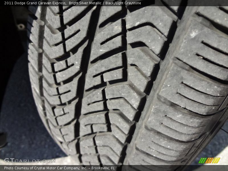 Bright Silver Metallic / Black/Light Graystone 2011 Dodge Grand Caravan Express