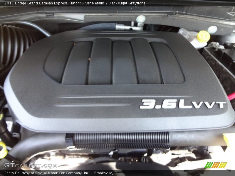 Bright Silver Metallic / Black/Light Graystone 2011 Dodge Grand Caravan Express