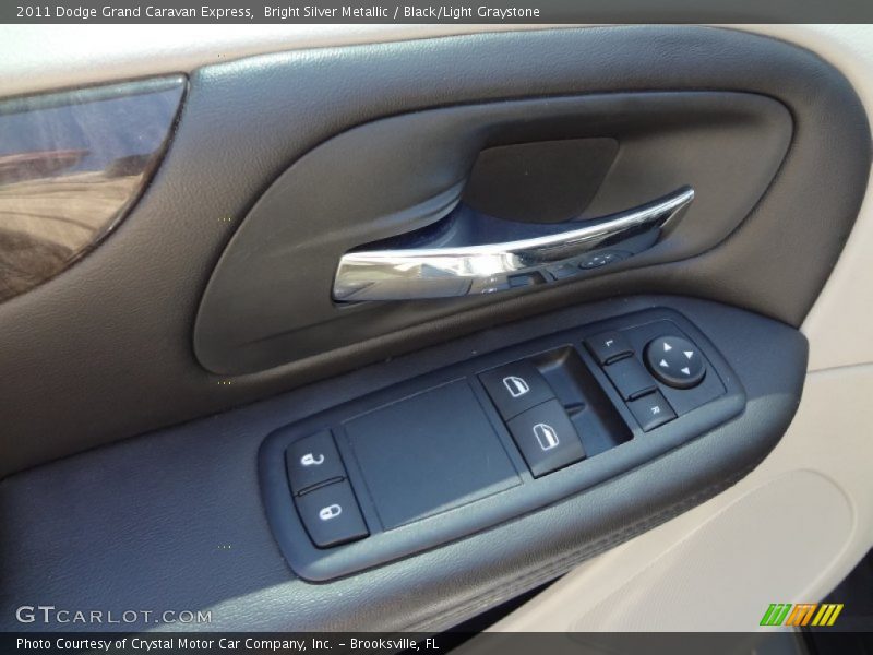 Bright Silver Metallic / Black/Light Graystone 2011 Dodge Grand Caravan Express