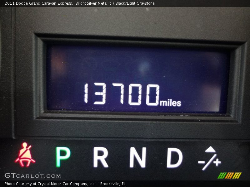 Bright Silver Metallic / Black/Light Graystone 2011 Dodge Grand Caravan Express