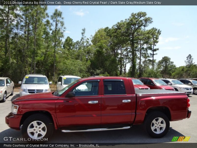 Deep Cherry Red Crystal Pearl / Dark Slate Gray/Medium Slate Gray 2011 Dodge Dakota Big Horn Crew Cab