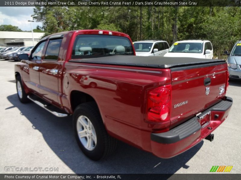Deep Cherry Red Crystal Pearl / Dark Slate Gray/Medium Slate Gray 2011 Dodge Dakota Big Horn Crew Cab