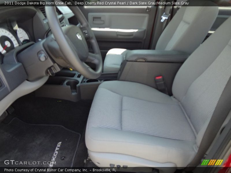 Deep Cherry Red Crystal Pearl / Dark Slate Gray/Medium Slate Gray 2011 Dodge Dakota Big Horn Crew Cab