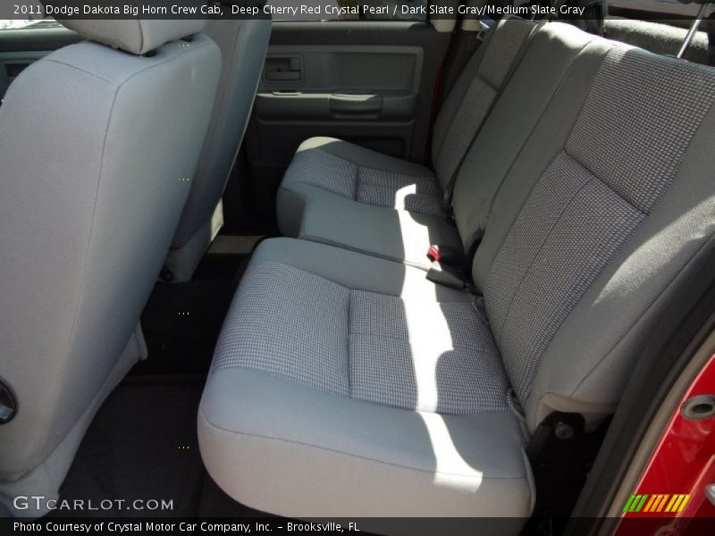 Deep Cherry Red Crystal Pearl / Dark Slate Gray/Medium Slate Gray 2011 Dodge Dakota Big Horn Crew Cab