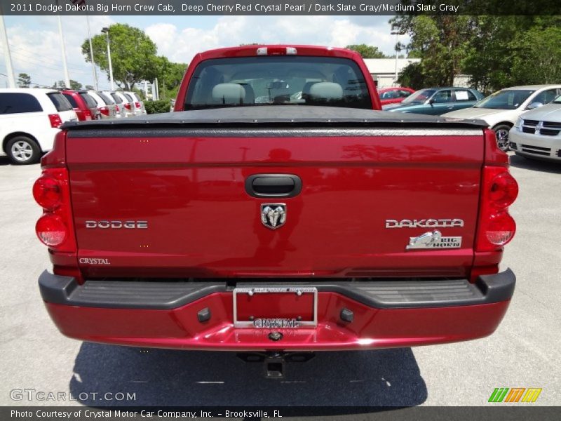 Deep Cherry Red Crystal Pearl / Dark Slate Gray/Medium Slate Gray 2011 Dodge Dakota Big Horn Crew Cab