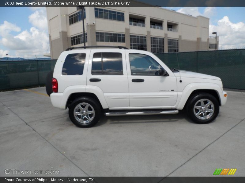 Stone White / Light Taupe/Dark Slate Gray 2003 Jeep Liberty Limited