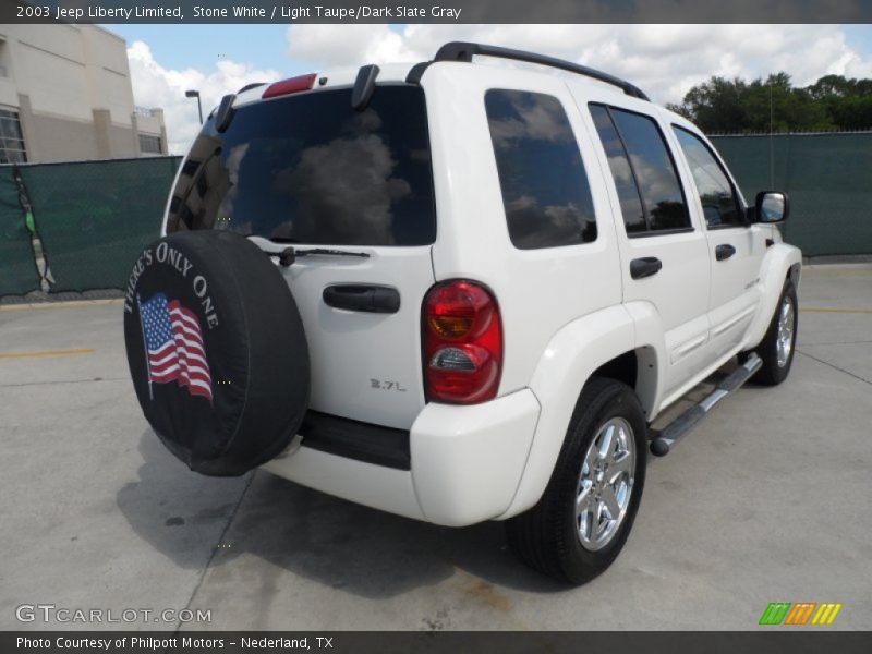 Stone White / Light Taupe/Dark Slate Gray 2003 Jeep Liberty Limited