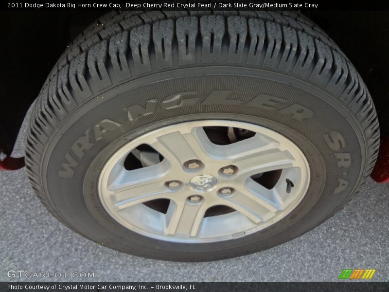 Deep Cherry Red Crystal Pearl / Dark Slate Gray/Medium Slate Gray 2011 Dodge Dakota Big Horn Crew Cab