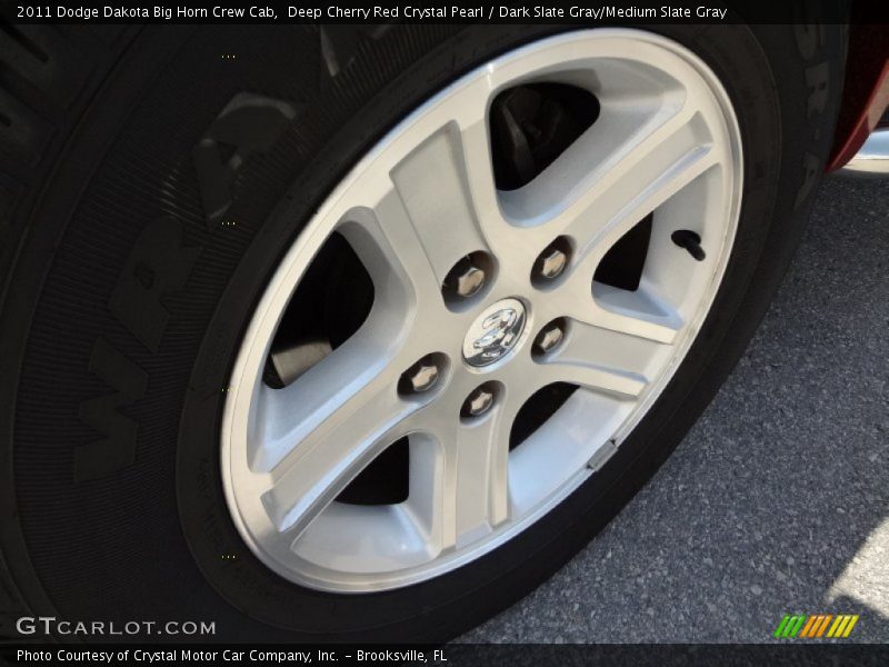 Deep Cherry Red Crystal Pearl / Dark Slate Gray/Medium Slate Gray 2011 Dodge Dakota Big Horn Crew Cab