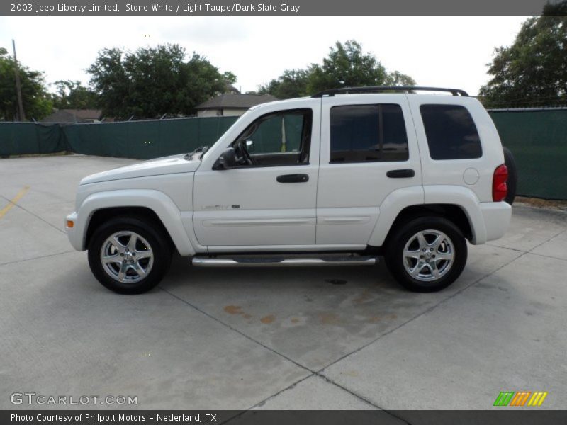 Stone White / Light Taupe/Dark Slate Gray 2003 Jeep Liberty Limited