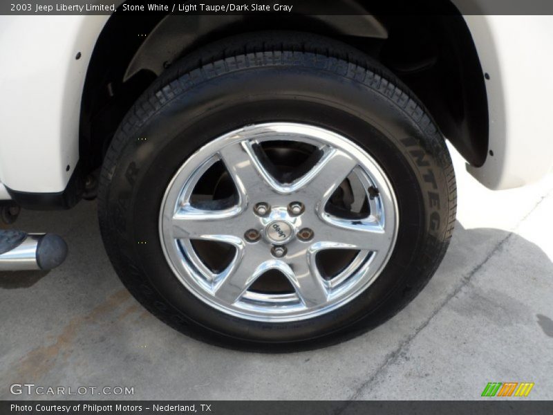 Stone White / Light Taupe/Dark Slate Gray 2003 Jeep Liberty Limited