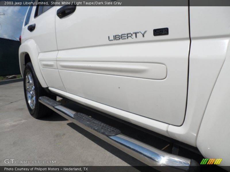 Stone White / Light Taupe/Dark Slate Gray 2003 Jeep Liberty Limited