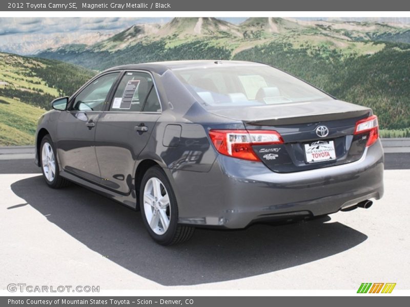Magnetic Gray Metallic / Black 2012 Toyota Camry SE