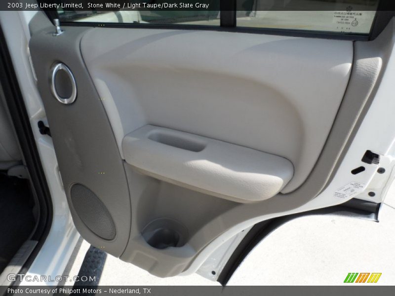 Stone White / Light Taupe/Dark Slate Gray 2003 Jeep Liberty Limited