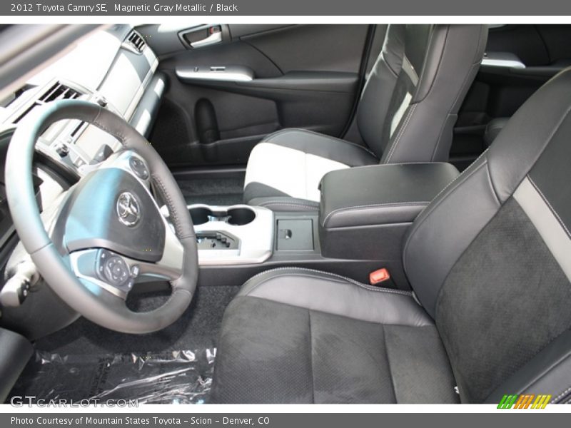 Magnetic Gray Metallic / Black 2012 Toyota Camry SE