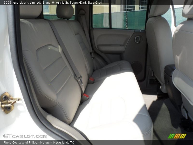 Stone White / Light Taupe/Dark Slate Gray 2003 Jeep Liberty Limited