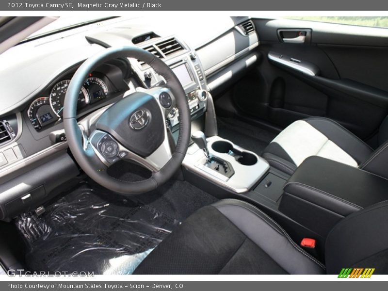 Magnetic Gray Metallic / Black 2012 Toyota Camry SE
