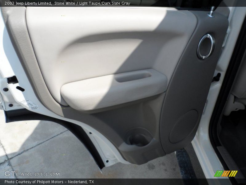 Stone White / Light Taupe/Dark Slate Gray 2003 Jeep Liberty Limited