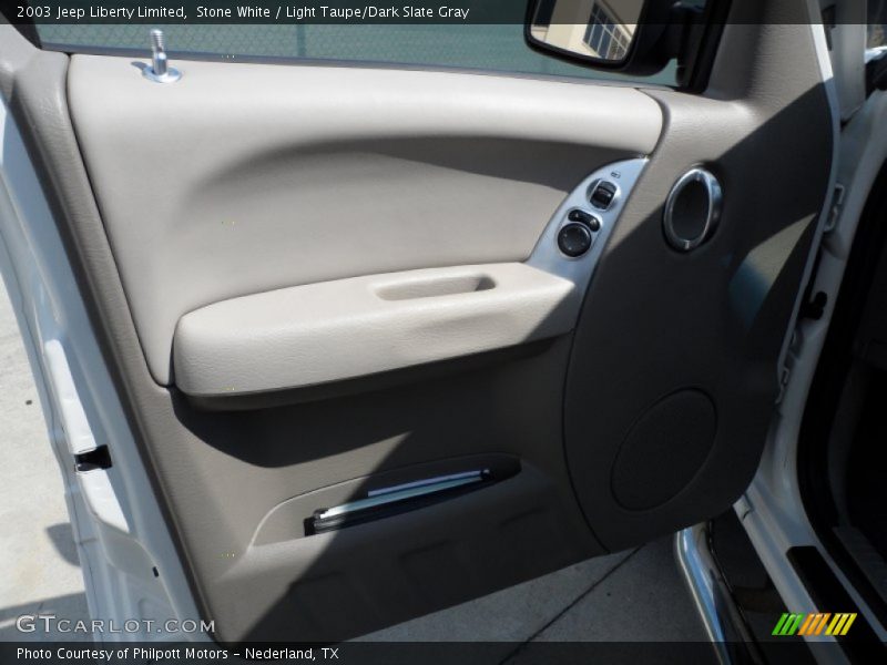 Stone White / Light Taupe/Dark Slate Gray 2003 Jeep Liberty Limited
