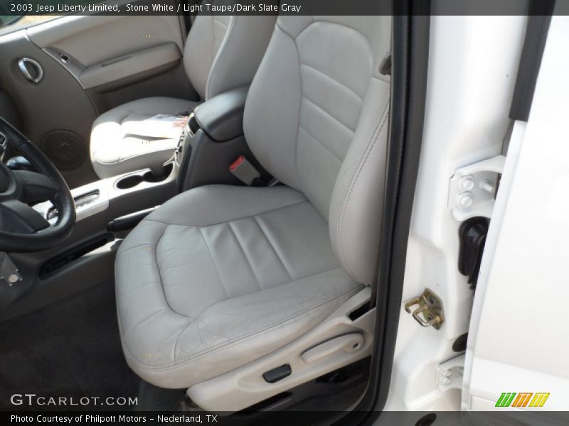 Stone White / Light Taupe/Dark Slate Gray 2003 Jeep Liberty Limited