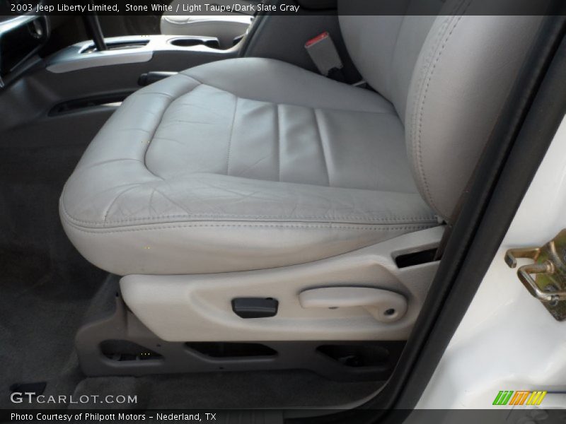 Stone White / Light Taupe/Dark Slate Gray 2003 Jeep Liberty Limited
