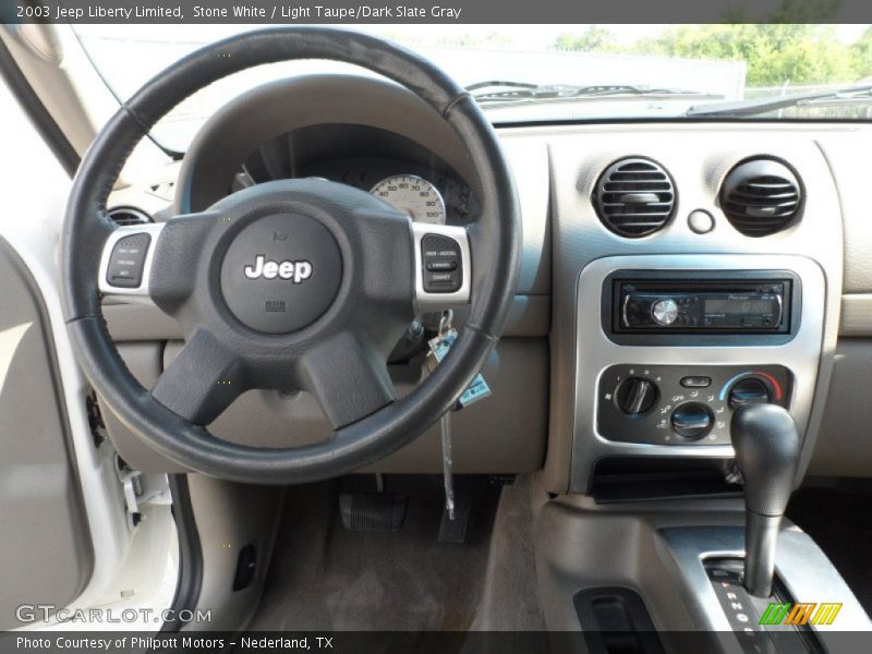 Stone White / Light Taupe/Dark Slate Gray 2003 Jeep Liberty Limited