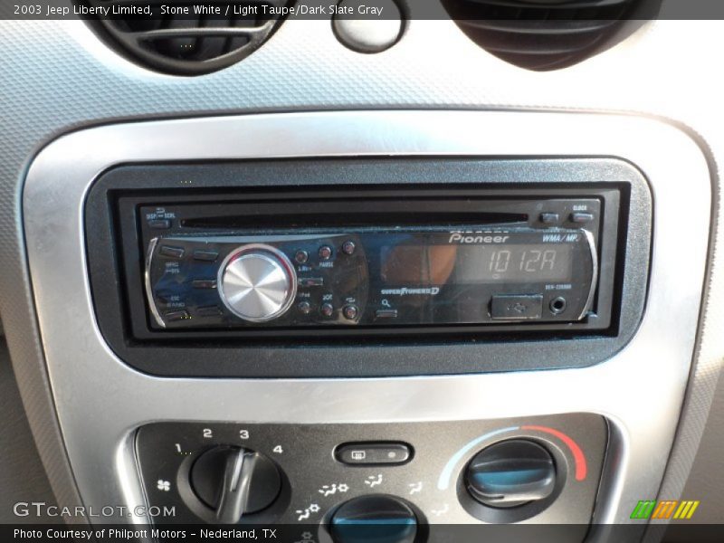 Stone White / Light Taupe/Dark Slate Gray 2003 Jeep Liberty Limited