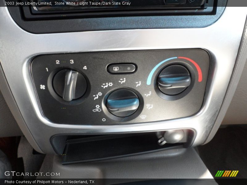 Stone White / Light Taupe/Dark Slate Gray 2003 Jeep Liberty Limited
