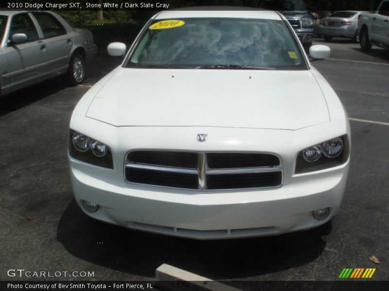 Stone White / Dark Slate Gray 2010 Dodge Charger SXT