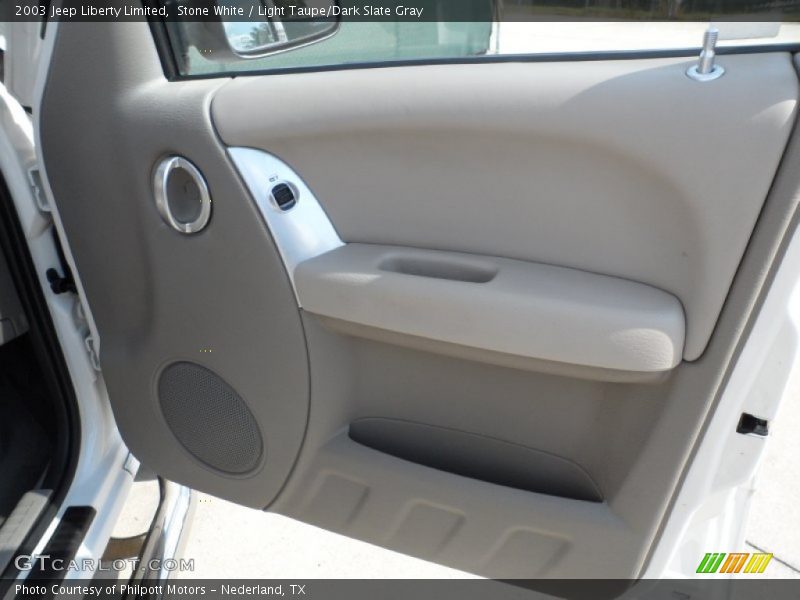 Stone White / Light Taupe/Dark Slate Gray 2003 Jeep Liberty Limited