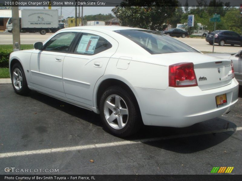 Stone White / Dark Slate Gray 2010 Dodge Charger SXT