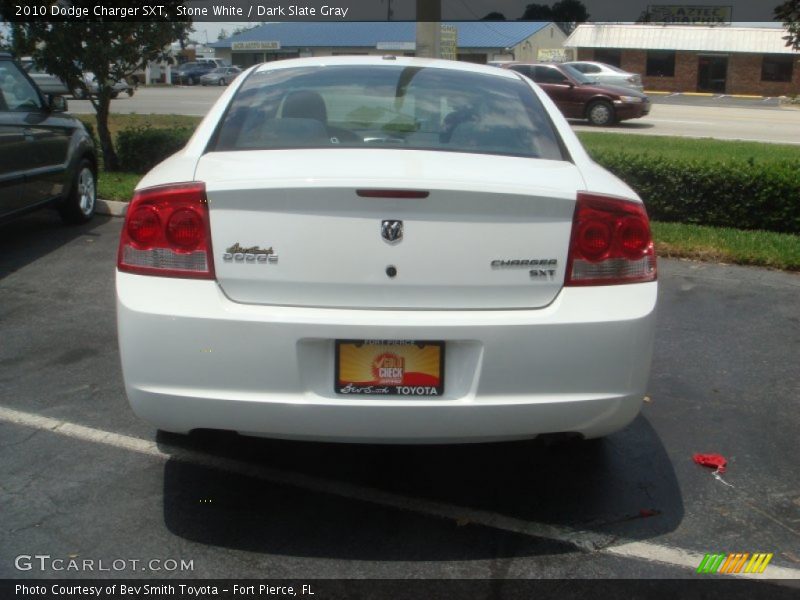Stone White / Dark Slate Gray 2010 Dodge Charger SXT