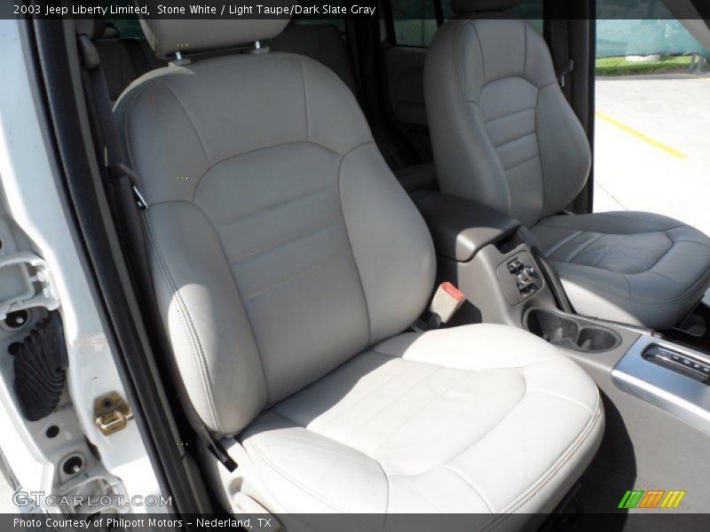 Stone White / Light Taupe/Dark Slate Gray 2003 Jeep Liberty Limited