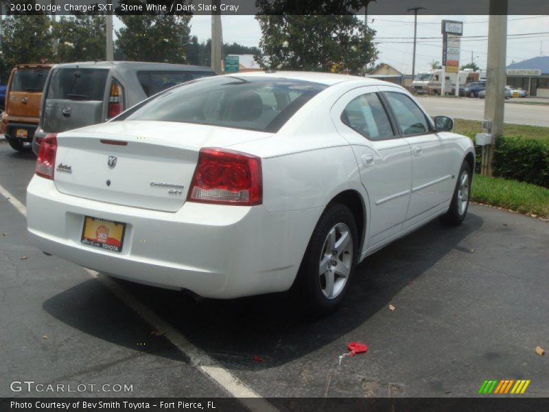 Stone White / Dark Slate Gray 2010 Dodge Charger SXT