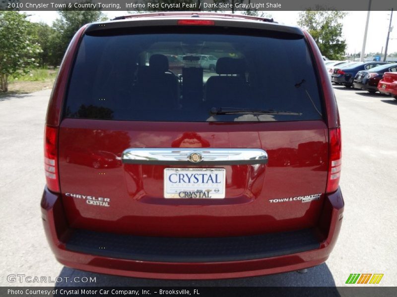 Inferno Red Crystal Pearl / Dark Slate Gray/Light Shale 2010 Chrysler Town & Country Touring