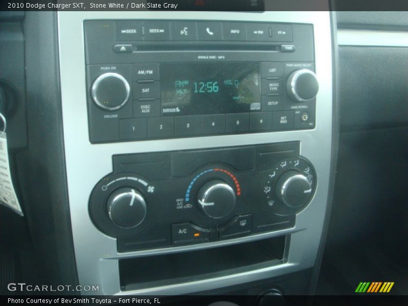 Stone White / Dark Slate Gray 2010 Dodge Charger SXT