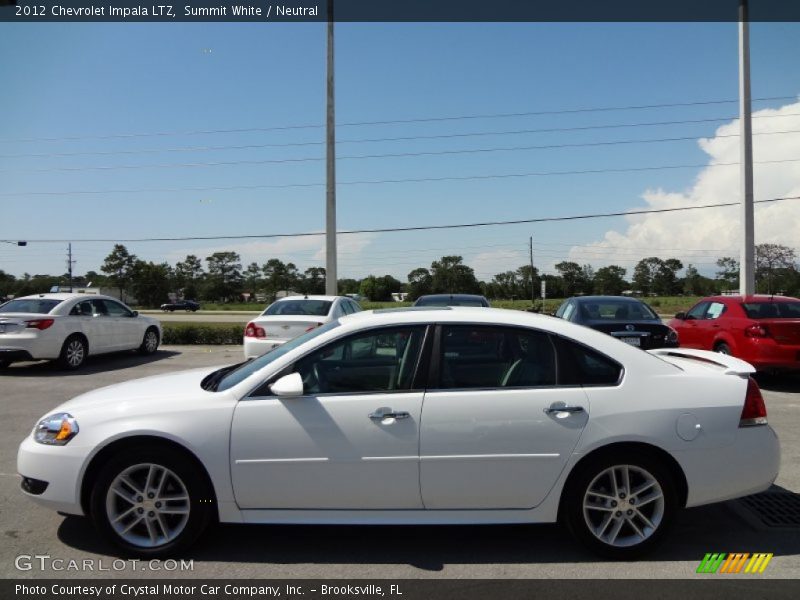 Summit White / Neutral 2012 Chevrolet Impala LTZ