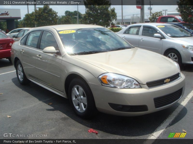 Gold Mist Metallic / Ebony 2011 Chevrolet Impala LT