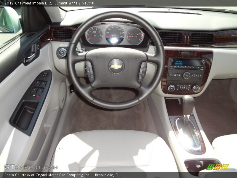 Summit White / Neutral 2012 Chevrolet Impala LTZ