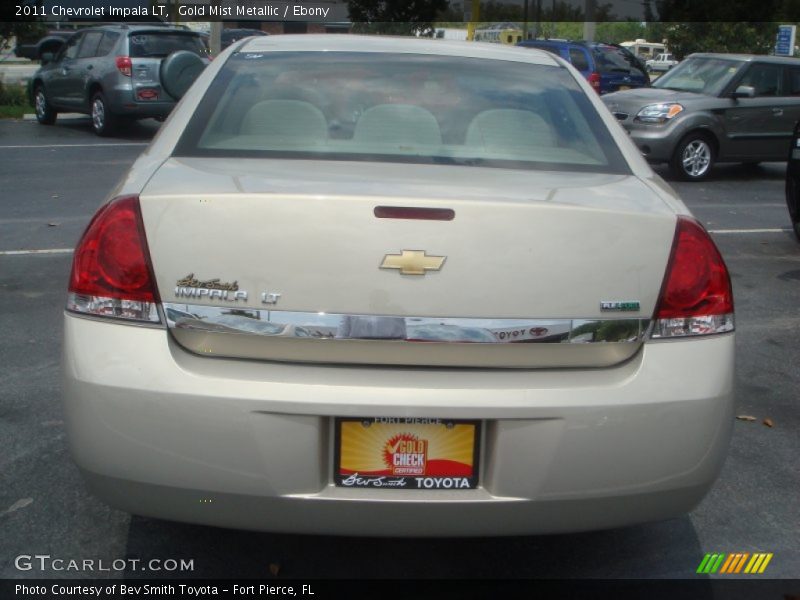 Gold Mist Metallic / Ebony 2011 Chevrolet Impala LT