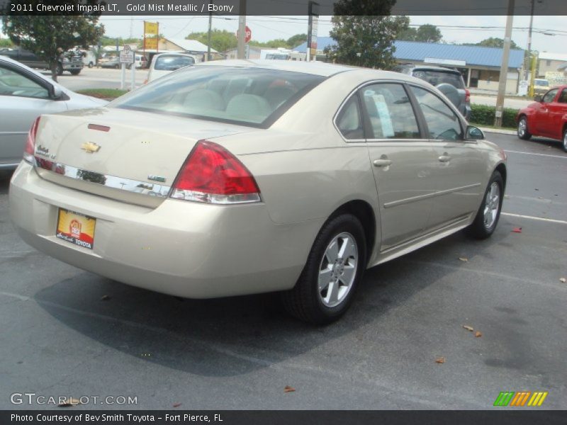 Gold Mist Metallic / Ebony 2011 Chevrolet Impala LT